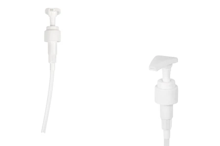 Plastična bela pumpica 24/410 sa zaštitnim mehanizmom-slika_proizvoda