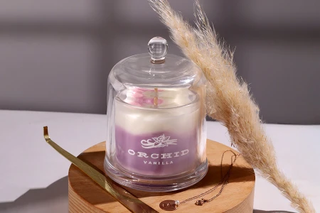 Dekorativna staklena fondanjera 120 mL sa zvono poklopcem-grupa_slika