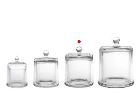 Dekorativna staklena fondanjera 390 mL sa zvono poklopcem-grupa_slika