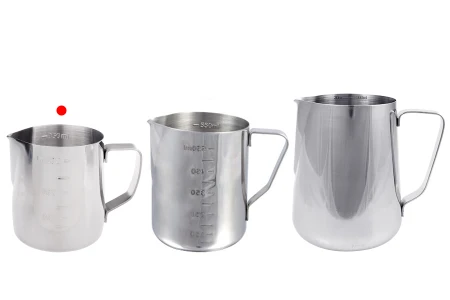 Posuda od nerđajućeg čelika (Inox) sa menzurom i drškom 350mL-grupa_slika