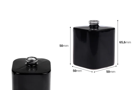 Parfemska bočica od 50 mL sa sigurnosnim zatvaranjem „Crimp“ od 15 mm, u beloj ili crnoj boji-dimenzije_slike