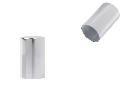 Aluminijumski srebrni zatvarač za sprej za Crimp bočice-1