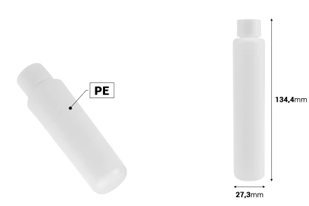 Zamenska unutrašnja bela bočica sa belim zatvaračem za šifru 23-2620-dimenzije_slike