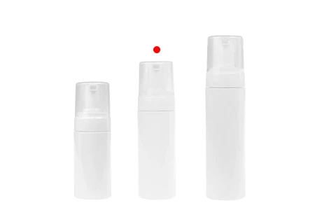 Plastična (PET) bela bočica od 150 mL sa belom pumpicom za penu i poklopcem-grupa_slika