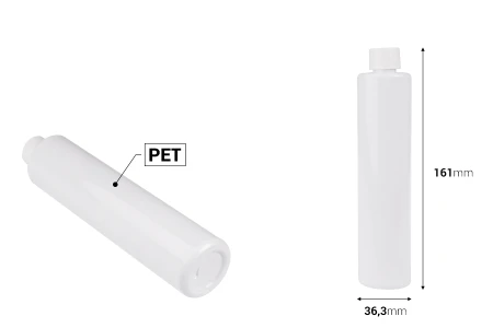 Zamenska unutrašnja bela bočica sa belim zatvaračem za šifru 23-2655-dimenzije_slike