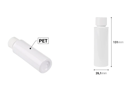 Zamenska unutrašnja bela bočica sa belim zatvaračem za šifru 23-2653-dimenzije_slike