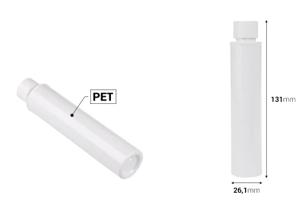 Zamenska unutrašnja bela bočica sa belim zatvaračem za šifru 23-2654-dimenzije_slike