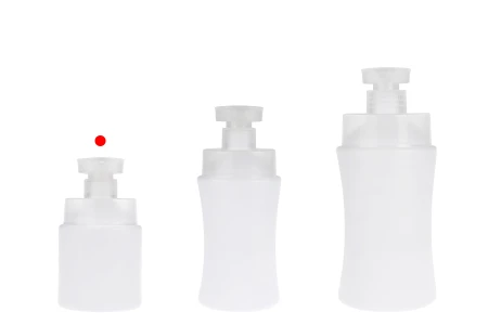 Plastična (HDPE) bela bočica od 200 mL sa sigurnosnom pumpicom-grupa_slika