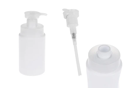 Plastična (HDPE) bela bočica od 300 mL sa sigurnosnom pumpicom-slika_proizvoda
