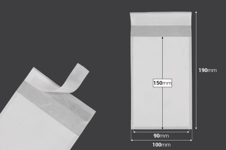 Papirna koverta 100x150 mm sa samolepljivim zatvaranjem - 100 kom-2