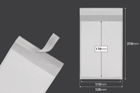 Papirna koverta 125x170 mm sa samolepljivim zatvaranjem - 100 kom-2