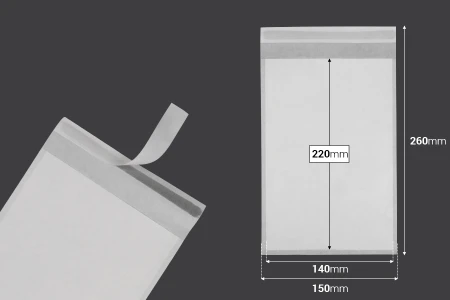 Papirna koverta 150x220 mm sa samolepljivim zatvaranjem - 100 kom-2