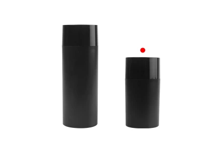 Crna bočica 15 mL (44x85 mm) sa rupicama i poklopcem-5