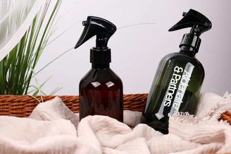 Cilindrična PET boca 300 mL u karamel ili maslinastoj boji (28/410)-3