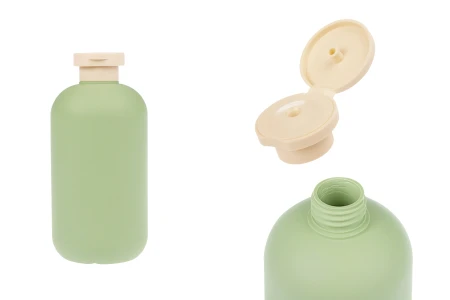 Plastična (HDPE) boca od 500 mL sa flip-top poklopcem za šampon, gel za tuširanje i losion-slika_proizvoda