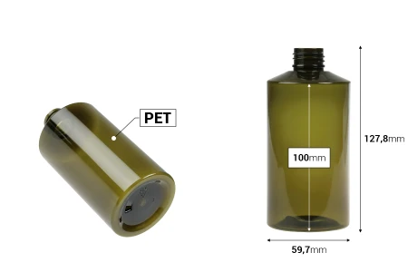 PET flaša 280mL (PP24) u raznim bojama-dimenzije_slike
