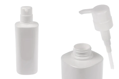 Plastična PET boca od 500 mL u beloj boji sa pumpicom (PP32)-1