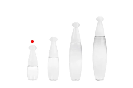 Plastična providna bočica 5mL sa uskim vrhom i navojnim zatvaračem - 50 kom-grupa_slika