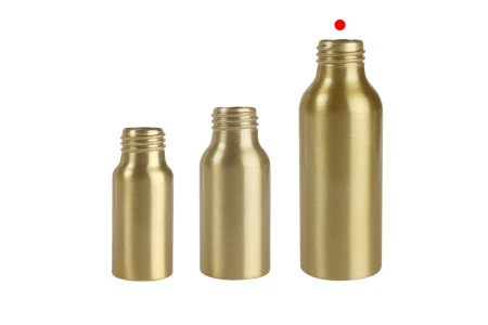 Aluminijumska bočica 100mL PP24 u zlatnoj i crnoj boji-5