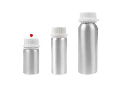 Aluminijumska bočica od 50 mL za čuvanje esencija, parfema i alkoholnih rastvora sa čepom i plastičnim belim zaštitnim zatvaračem-5