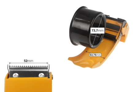 Metalni dispenzer i sekač trake za pakovanje-dimenzije_slike