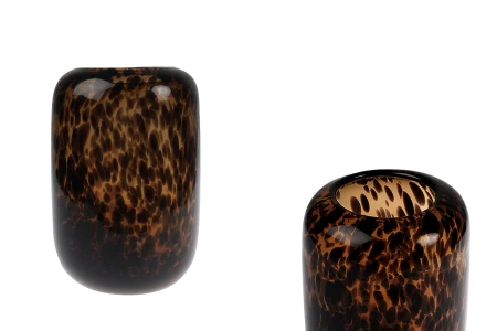 Dekorativna staklena vaza sa animal printom - 135x200 mm-slika_proizvoda