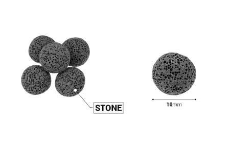 Lava stone difuzor 18mm, u raznim bojama - 13 kom-dimenzije_slike