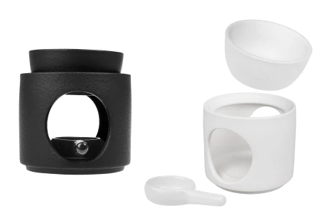 Keramički osveživač prostora 95x100 mm za voskove i ulja sa keramičkom kašičicom-slika_proizvoda