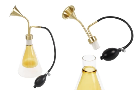 Uređaj - Boca za uzorkovanje arome proizvoda sa dugačkom pumpicom u crnoj boji-slika_proizvoda