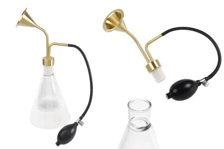 Uređaj - Boca za uzorkovanje arome proizvoda sa dugom crnom pumpicom-slika_proizvoda