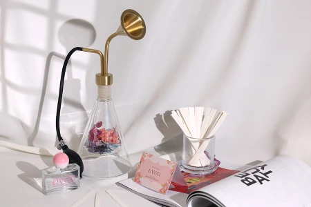 Uređaj - Boca za uzorkovanje arome proizvoda sa dugom crnom pumpicom-dimenzije_slike