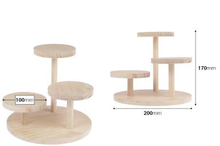 Drveni stalak 200x170 mm (prečnik svake osnove 100 mm)-dimenzije_slike