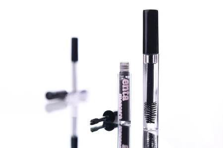 Bočica i četkica za maskaru 1,5 mL sa crnim zatvaračem i drenažnim elementom - 12 kom-grupa_slika