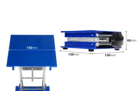 Podesiva platforma za podizanje 150x150 mm-dimenzije_slike