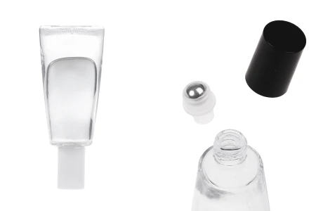 Staklena bočica od 10 mL u obliku tube sa metalnom roll-on kuglicom-slika_proizvoda