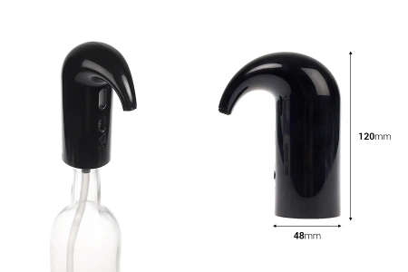 Električni aerator za vino sa automatskim protokom-dimenzije_slike