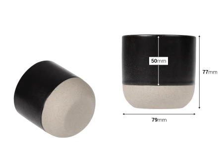 Dekorativna posuda 100x95 mm od cementa, za sveću ili cveće-dimenzije_slike