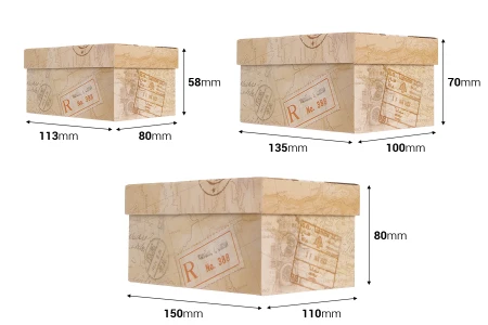 Pravougaona plastificirana poklon kutija sa motivom Ajfelovog tornja, u 3 veličine (S-M-L)-dimenzije_slike