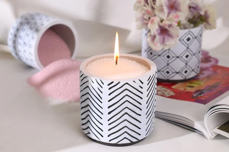 Dekorativna posuda od cementa 102x92 mm u više dizajna - 4 kom-grupa_slika