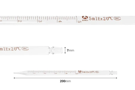 Staklena graduisana pipeta od 5 mL-dimenzije_slike