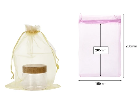 Vrećice od tila 150x230mm u različitim bojama - 100 kom-2