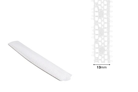 Mekana čipka od najlona, širine 13mm - komad je 10 metara-dimenzije_slike