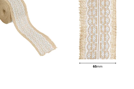 Traka od jute sa čipkom, 65 mm (1 komad je 5m)-dimenzije_slike