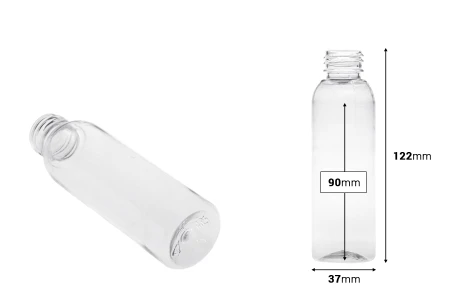 Providna plastična flaša 100mL (24/410) - 12 kom-dimenzije_slike