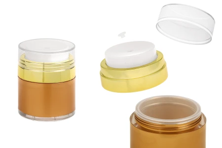 Plastična airless bočica 30mL sa poklopcem u zlatnoj boji-slika_proizvoda