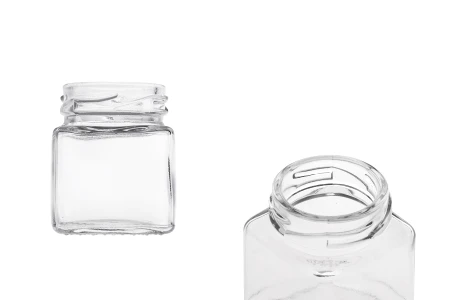 Staklena kockasta teglica 50mL 56x45 mm bez zatvarača-slika_proizvoda