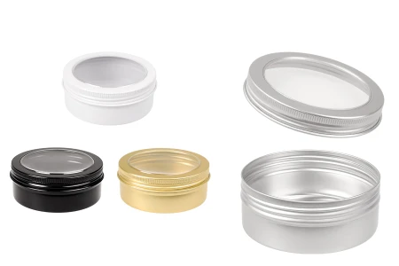Aluminjumska kutija 250mL sa prozorom na poklopcu - 12 kom-slika_proizvoda