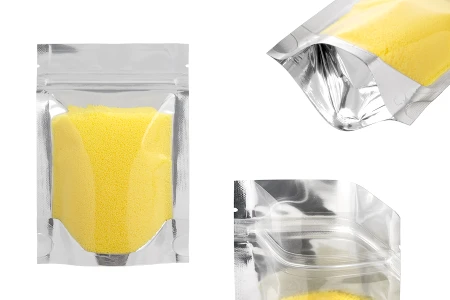 Aluminijumske DoyPack kesice 100x30x150mm sa zipom, transparentnom prednjom stranom, ovalnim dnom i sa mogućnošću termo zatvaranja – 100kom-slika_proizvoda
