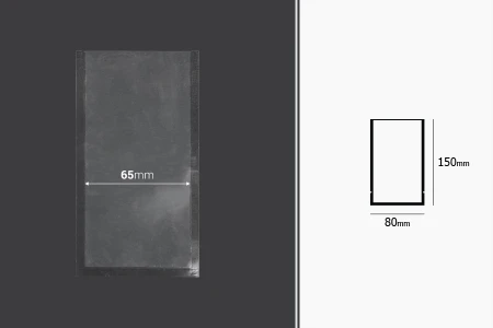 Vakuum kese 80x150mm za čuvanje i pakovanje hrane i drugih proizvoda - 100 kom-dimenzije_slike