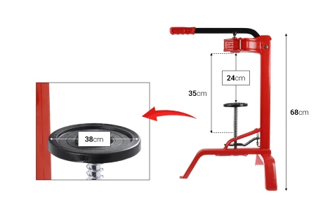 Stona mašina za postavljanje plutanih čepova u vinske flaše-dimenzije_slike